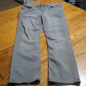 PAIGE Jeans Womens 32 Grey Faded Black ? DENIM Pants Preowned Summer Spring Work